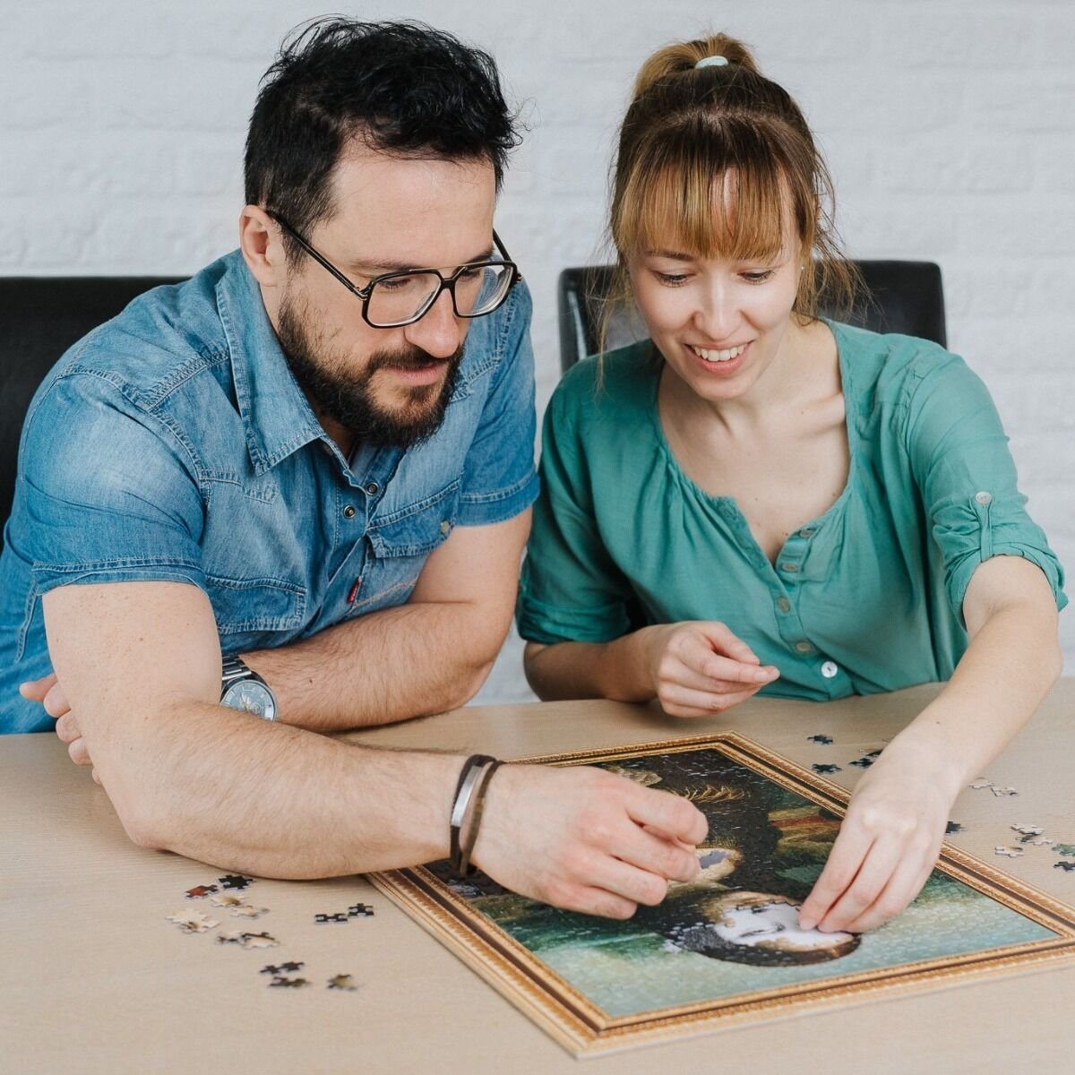 ArtFrame - Da Vinci - Mona Lisa - keretes kirakó Trefl 500 darabos kirakó puzzle (TR - 37541) - puzzlegarden