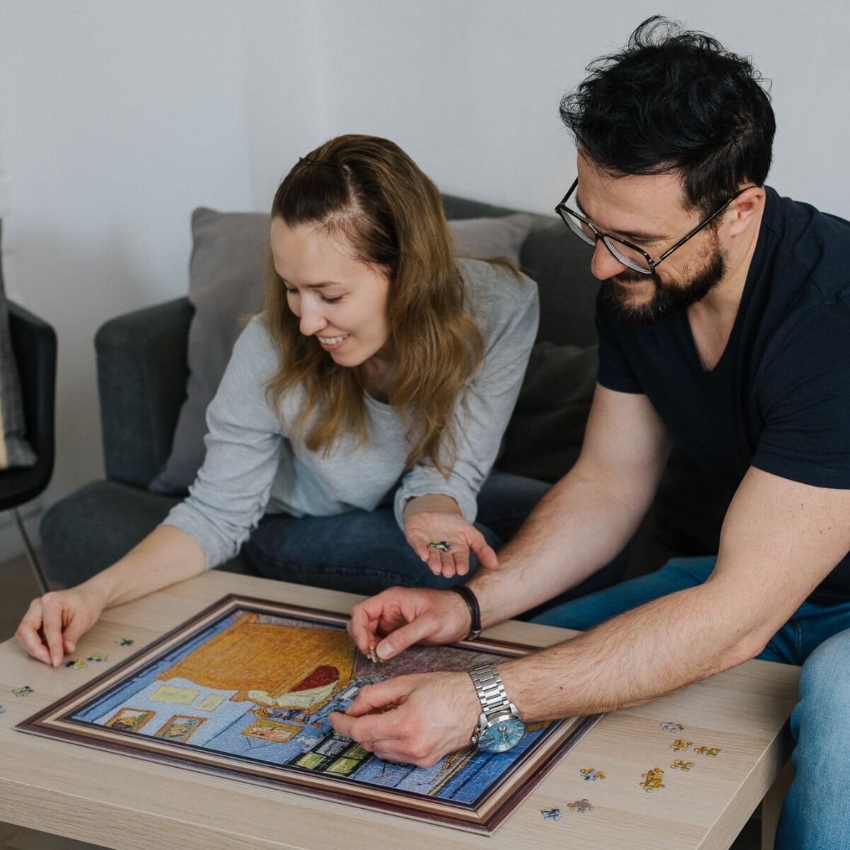 ArtFrame - Van Gogh - Van Gogh szobája Arles - ban - keretes kirakó Trefl 500 darabos kirakó puzzle (TR - 37545) - puzzlegarden