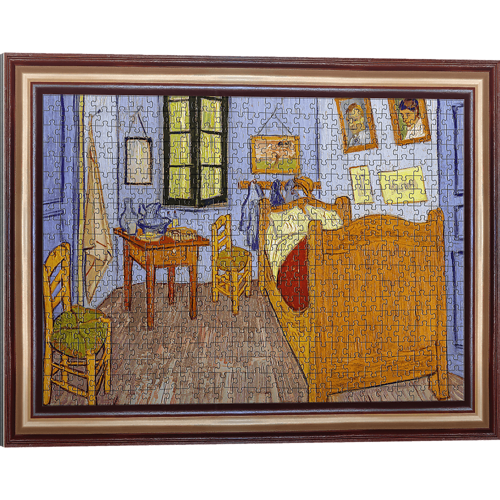 ArtFrame - Van Gogh - Van Gogh szobája Arles - ban - keretes kirakó Trefl 500 darabos kirakó puzzle (TR - 37545) - puzzlegarden