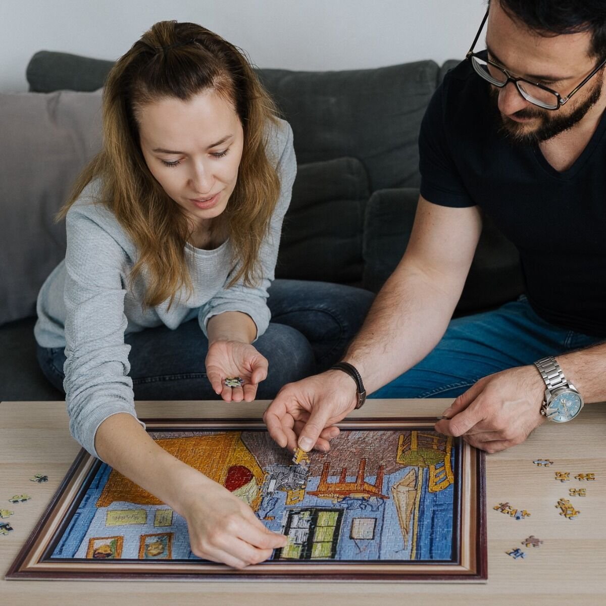 ArtFrame - Van Gogh - Van Gogh szobája Arles - ban - keretes kirakó Trefl 500 darabos kirakó puzzle (TR - 37545) - puzzlegarden