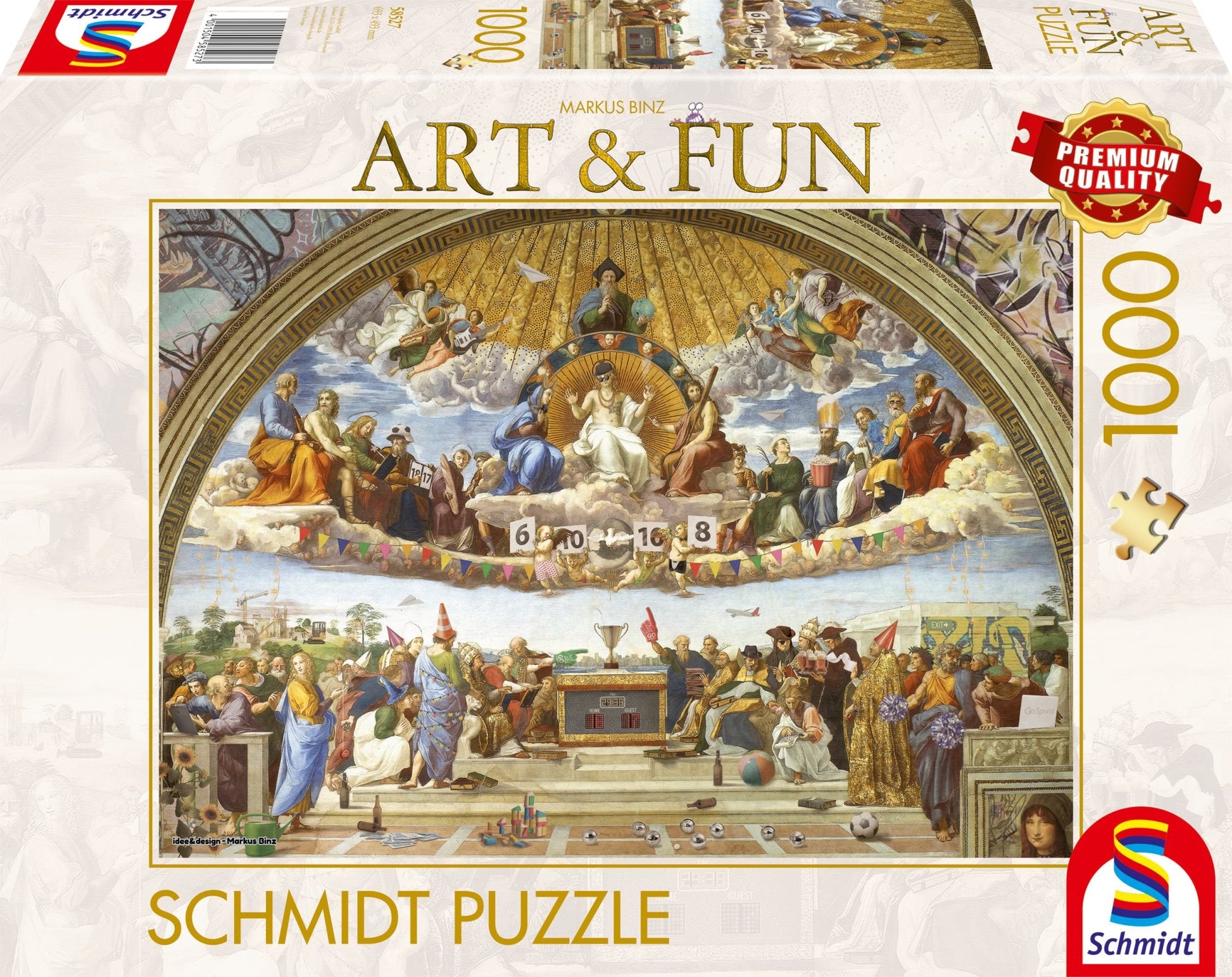 Art&Fun - A Szentség Disputációja 2024 Schmidt Spiele 1000 darabos kirakó puzzle (SCH - 58527) - puzzlegarden