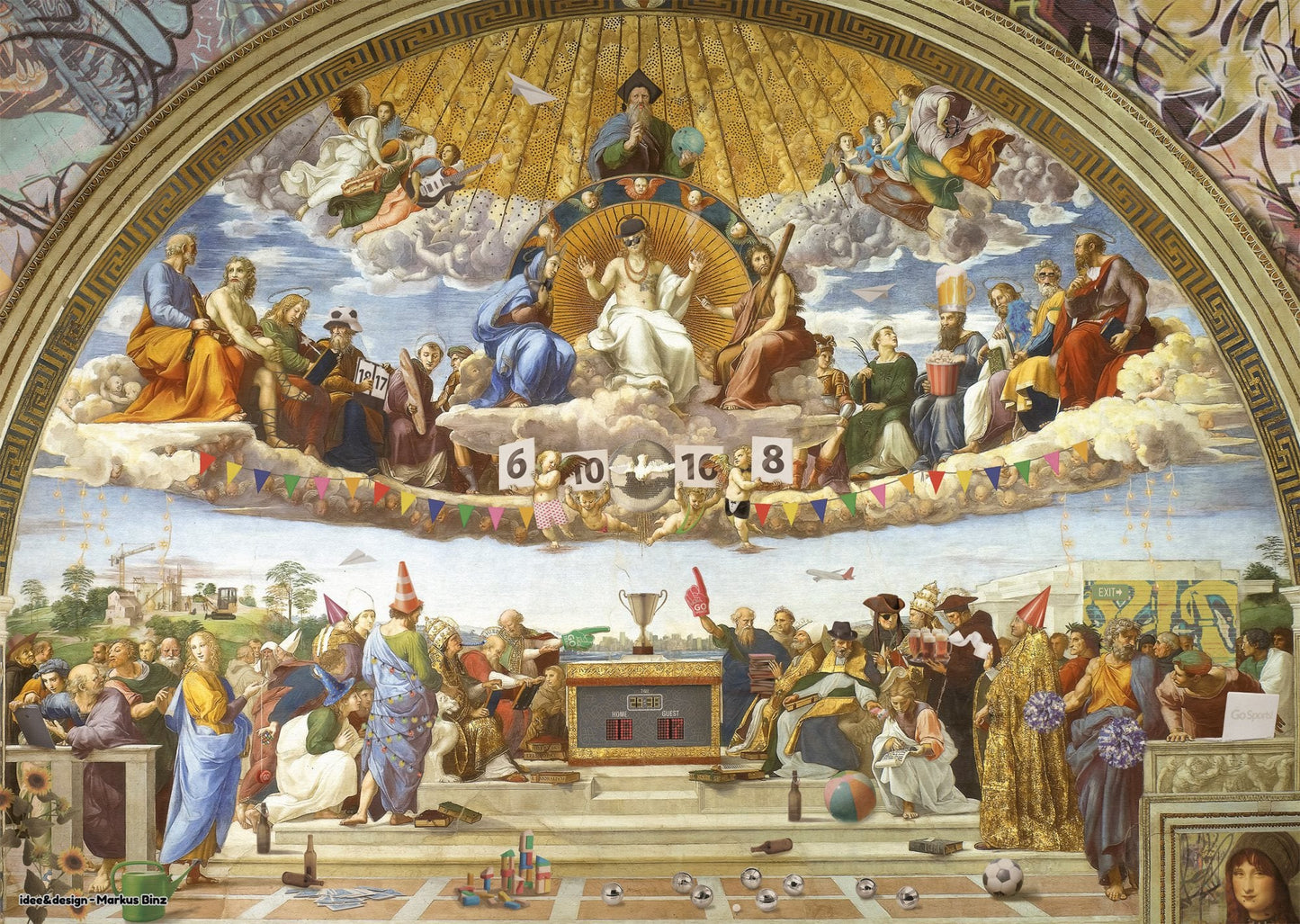 Art&Fun - A Szentség Disputációja 2024 Schmidt Spiele 1000 darabos kirakó puzzle (SCH - 58527) - puzzlegarden
