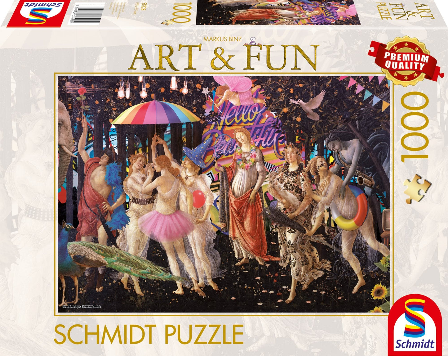 Art&Fun - A Tavasz 2024 Schmidt Spiele 1000 darabos kirakó puzzle (SCH - 58528) - puzzlegarden