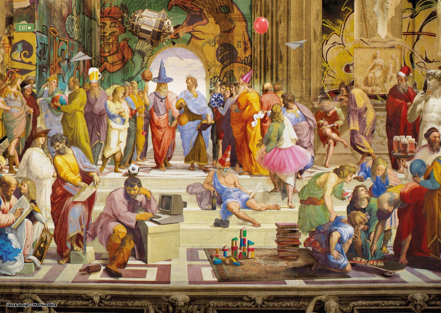 Art&Fun - Az Athéni Iskola 2024 Schmidt Spiele 1000 darabos kirakó puzzle (SCH - 58526) - puzzlegarden