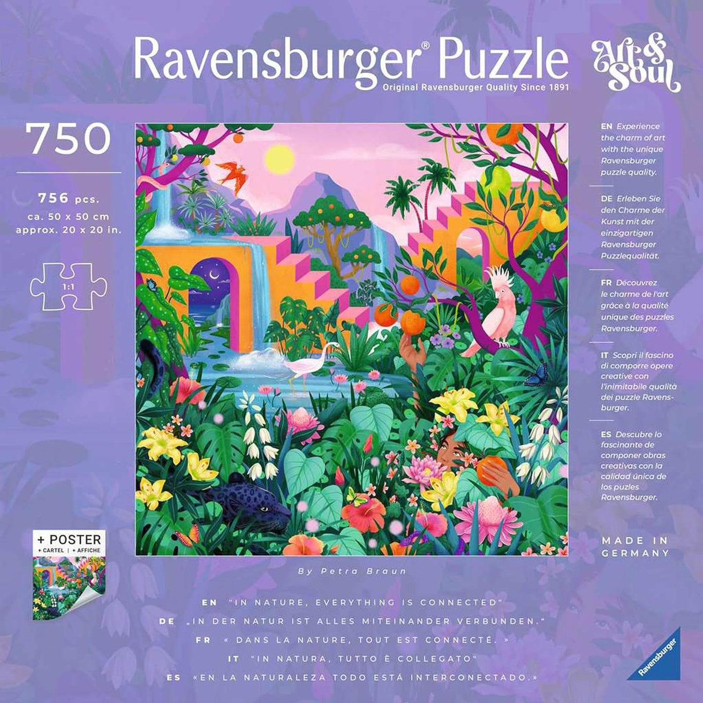 Art&Soul - Csodálatos Természet Ravensburger 750 darabos kirakó puzzle (RA - 12000999) - puzzlegarden