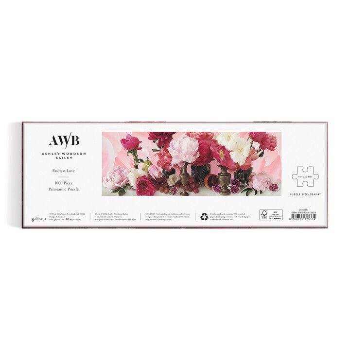 Ashley Woodson Bailey - Végtelen szerelem - panoráma Galison 1000 darabos kirakó puzzle (GA - 9780735373334) - puzzlegarden