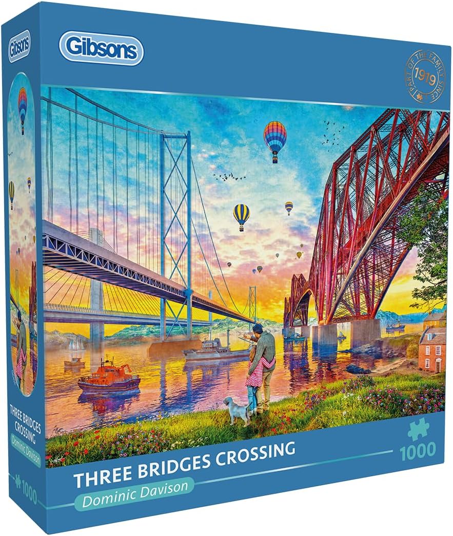 Átkelés a három hídon Gibsons 1000 darabos kirakó puzzle (G - G6424) - puzzlegarden