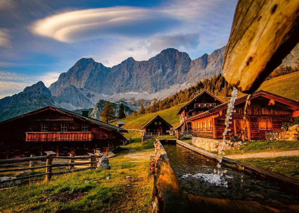 Ausztria Kollekció – Neustattalm, Dachstein Ravensburger 1000 darabos kirakó puzzle (RA - 12000595) - puzzlegarden