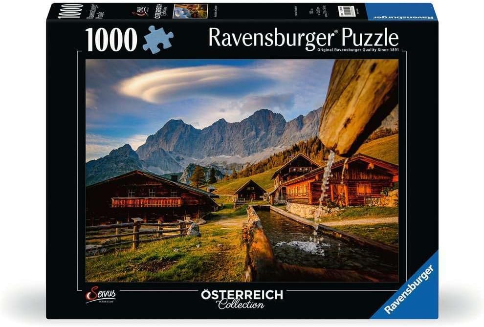 Ausztria Kollekció – Neustattalm, Dachstein Ravensburger 1000 darabos kirakó puzzle (RA - 12000595) - puzzlegarden