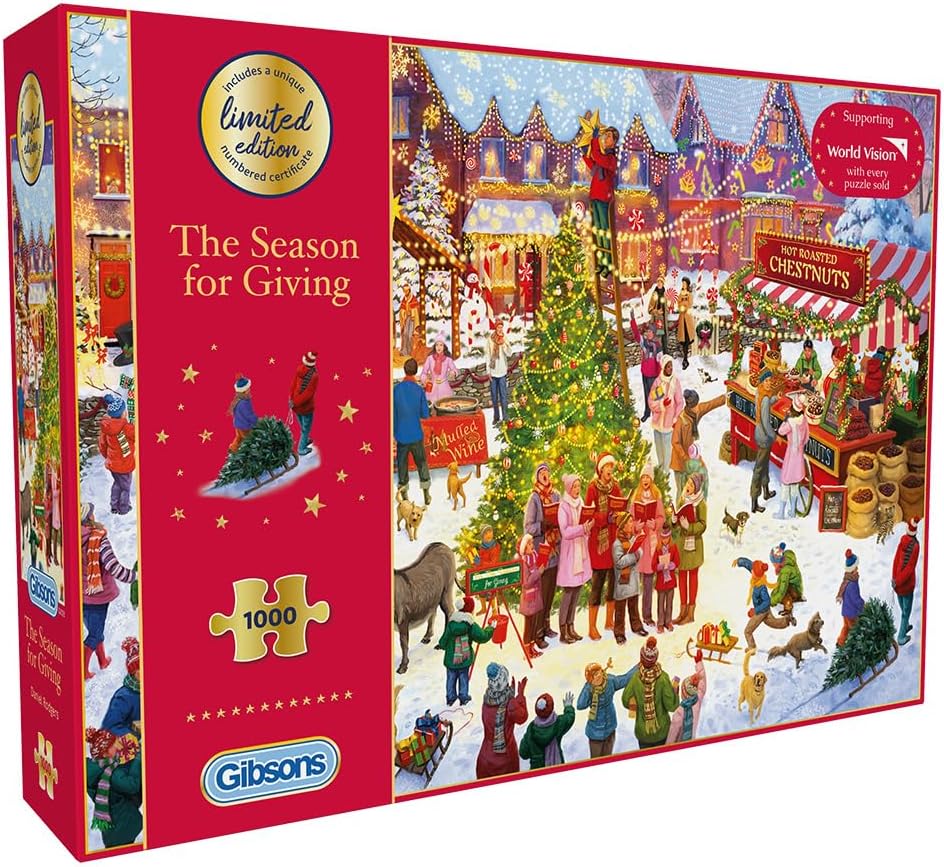 Az adakozás ideje Gibsons 1000 darabos kirakó puzzle (G - G2025) - puzzlegarden