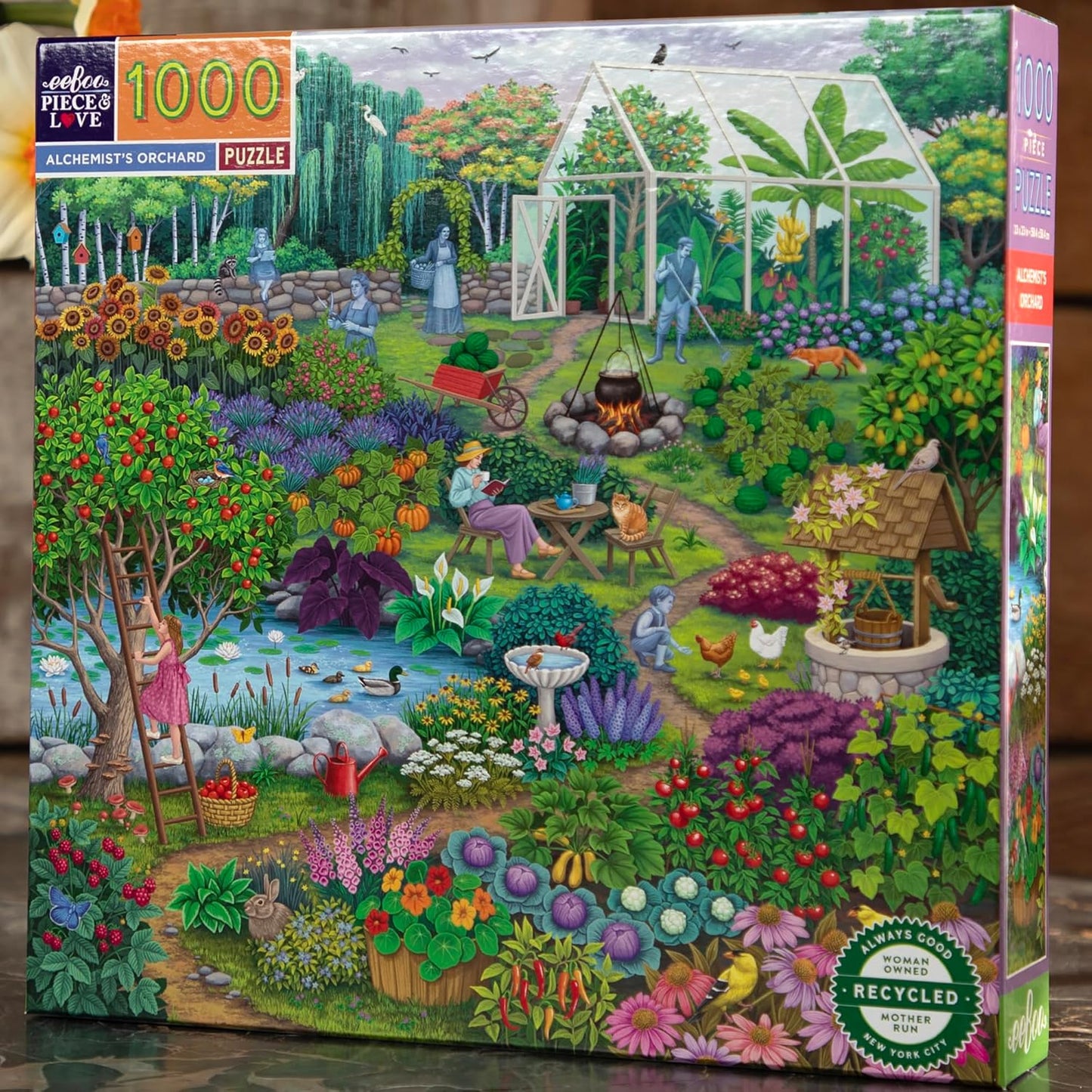 Az Alkimista Gyümölcsös Kertje Eeboo 1000 darabos kirakó puzzle (EB - PZTACO) - puzzlegarden