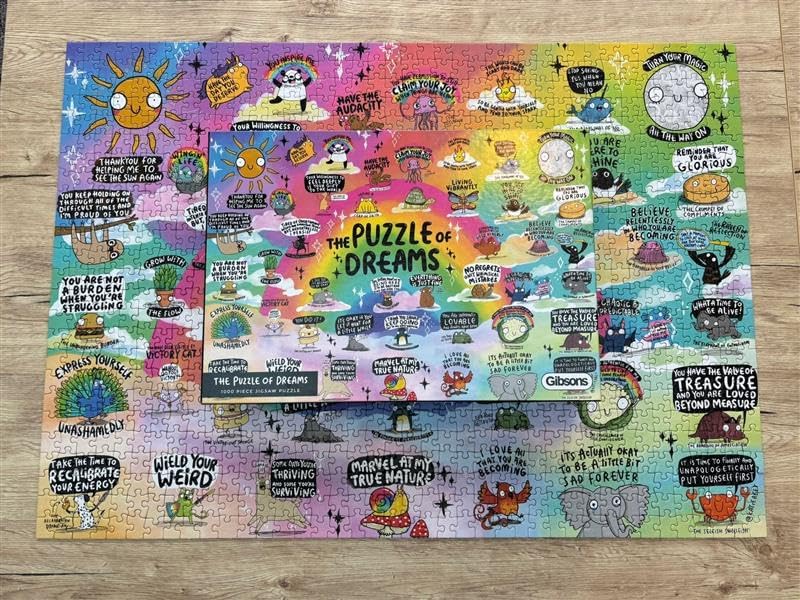 Az álmok kirakója Gibsons 1000 darabos kirakó puzzle (G - G7163) - puzzlegarden