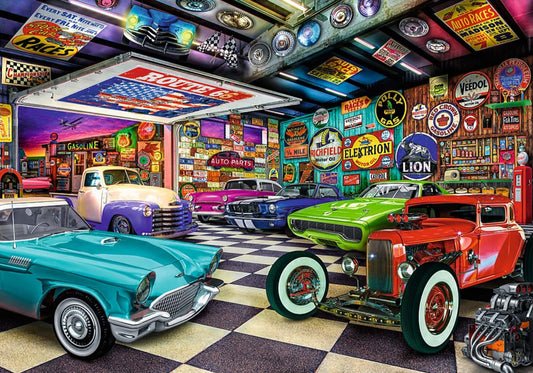 Az Autógyűjtő Trefl 1000 darabos kirakó puzzle (TR - 10845) - puzzlegarden