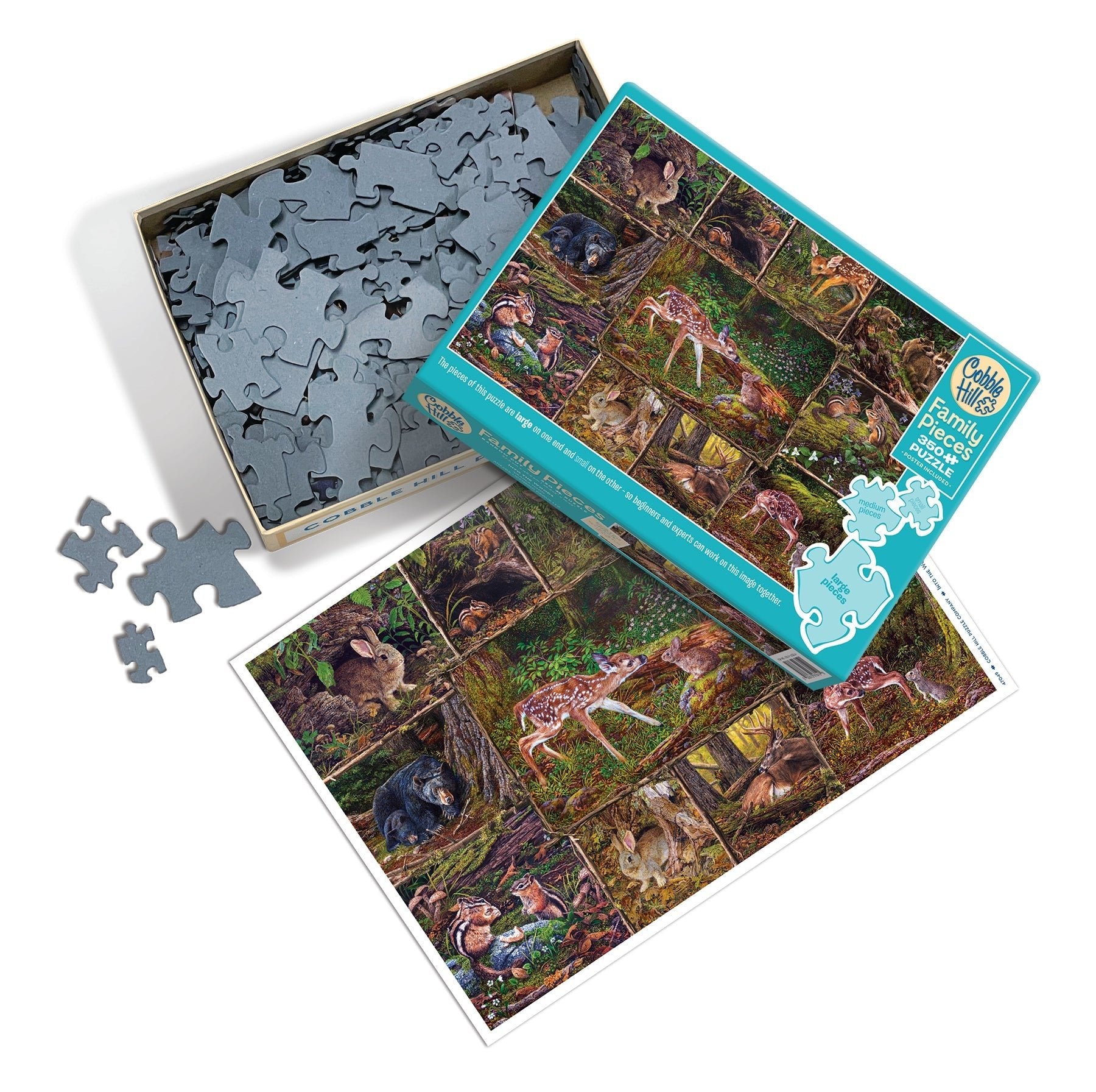 Az erdő mélyén Cobble Hill 350 darabos kirakó puzzle (CH - 47049) - puzzlegarden