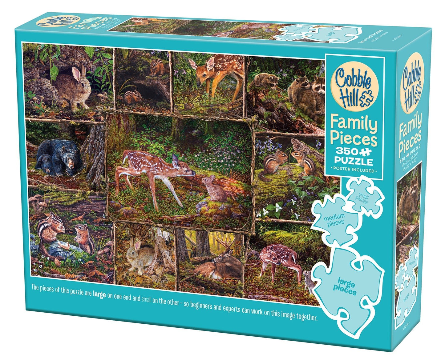 Az erdő mélyén Cobble Hill 350 darabos kirakó puzzle (CH - 47049) - puzzlegarden