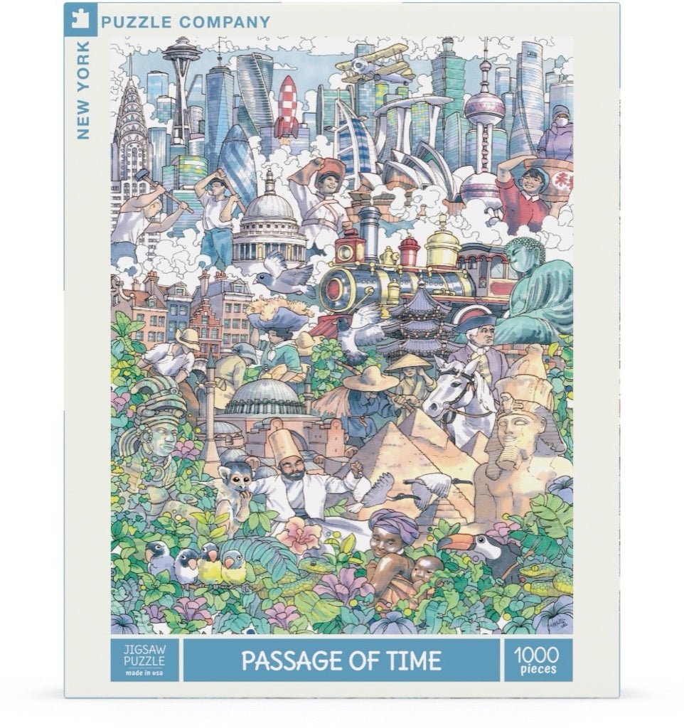 Az idő múlása New York Puzzle Company 1000 darabos kirakó puzzle (NYPC - NPZMT2425) - puzzlegarden