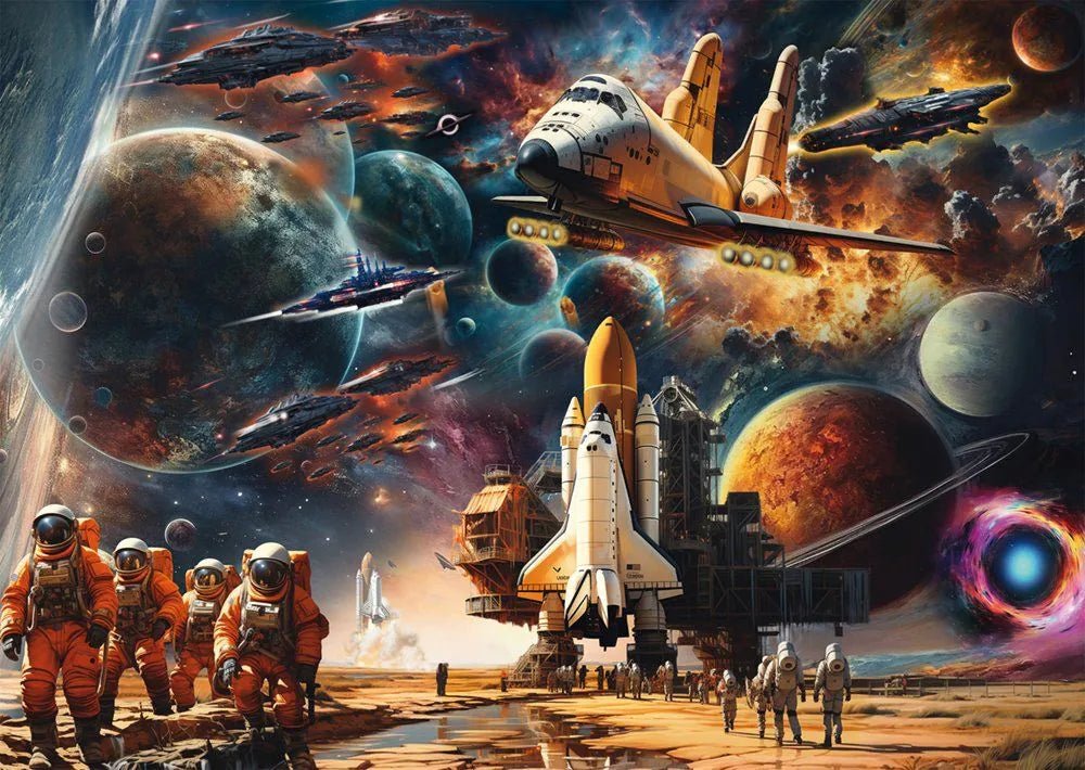Az Űrutazás Varázsa: Utazások Távoli Galaxisokba Schmidt Spiele 1000 darabos kirakó puzzle (SCH - 58539) - puzzlegarden