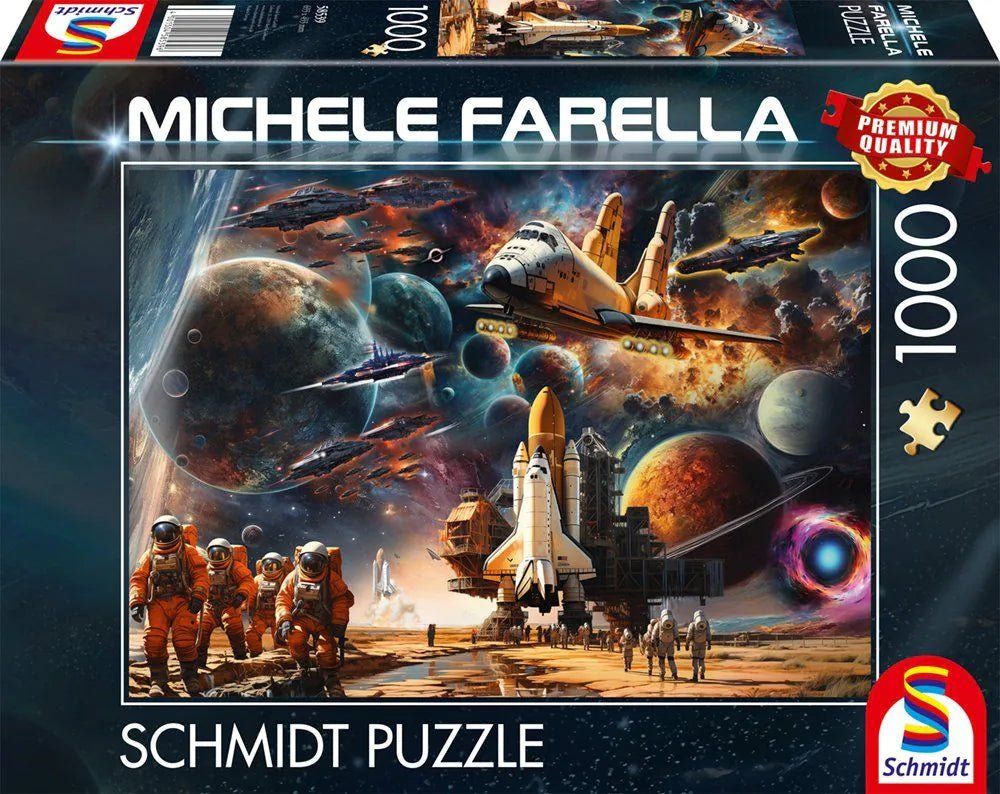 Az Űrutazás Varázsa: Utazások Távoli Galaxisokba Schmidt Spiele 1000 darabos kirakó puzzle (SCH - 58539) - puzzlegarden