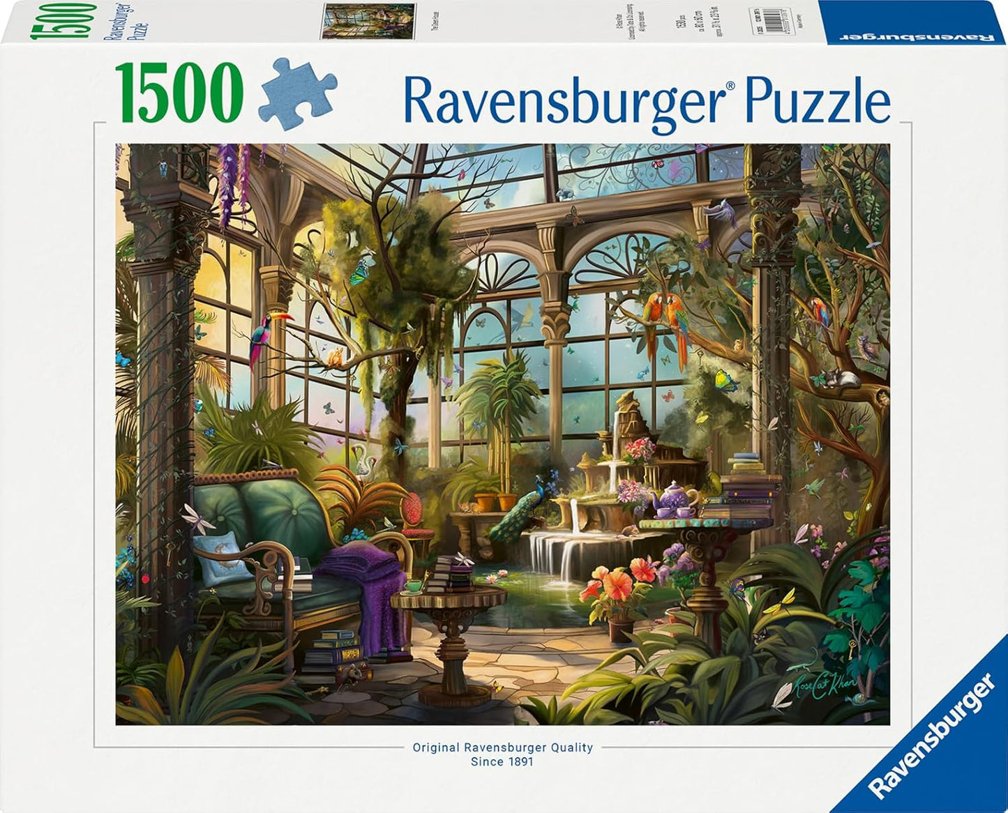 Az üvegház Ravensburger 1500 darabos kirakó puzzle (RA - 12001397 4005555013976) - puzzlegarden