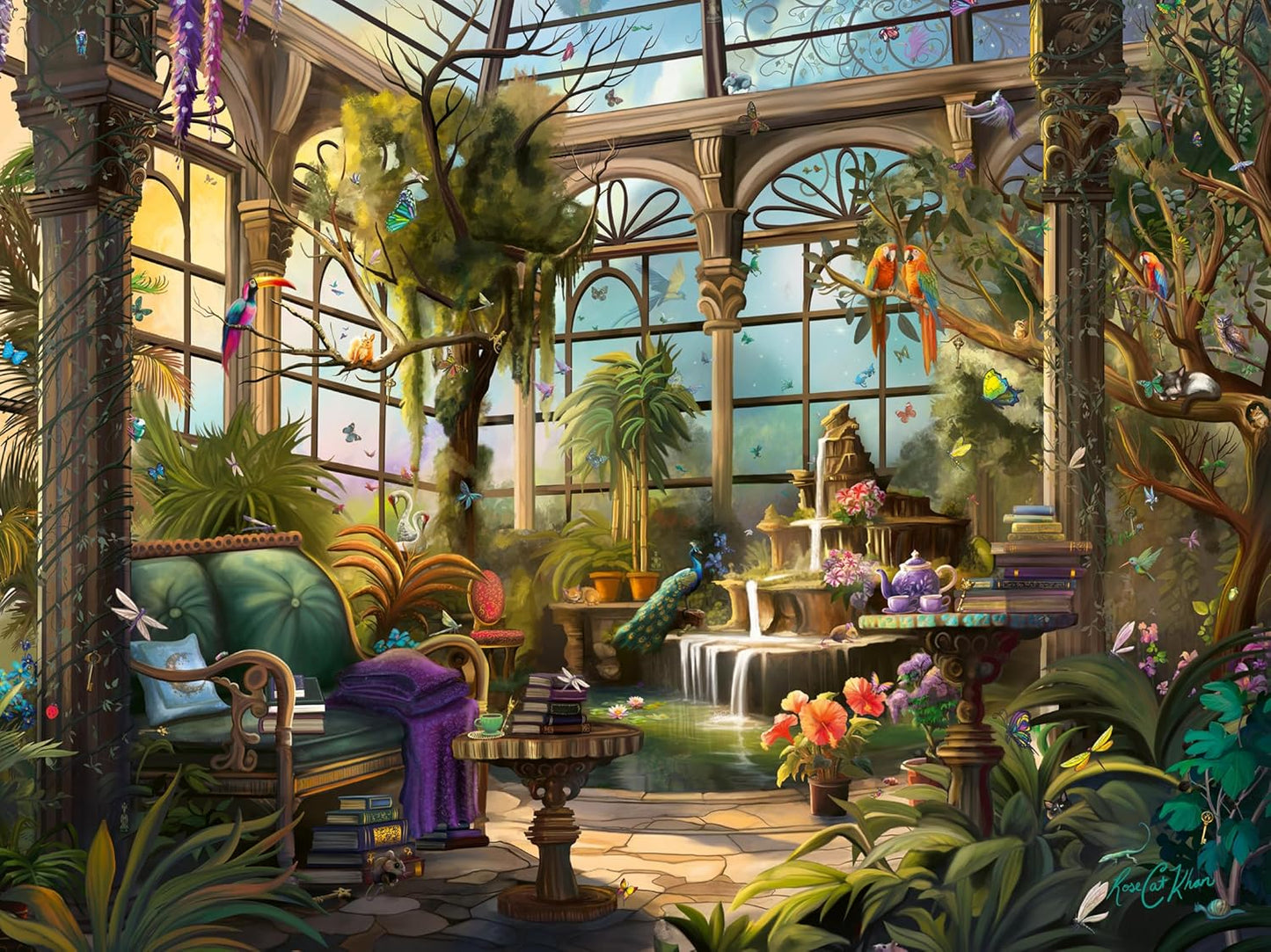 Az üvegház Ravensburger 1500 darabos kirakó puzzle (RA - 12001397 4005555013976) - puzzlegarden
