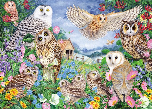 Baglyok az Erdőben Falcon 1000 darabos kirakó puzzle (FA - 11286) - puzzlegarden
