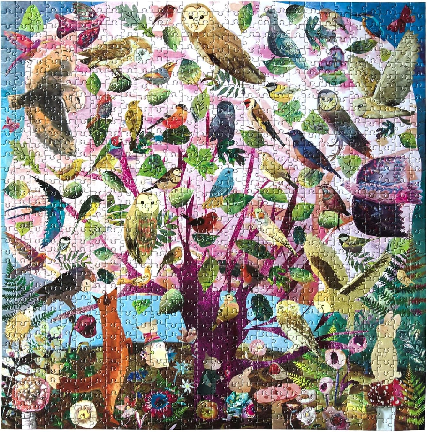 Baglyok Tanácsa Eeboo 1000 darabos kirakó puzzle (EB - PZTOWL) - puzzlegarden