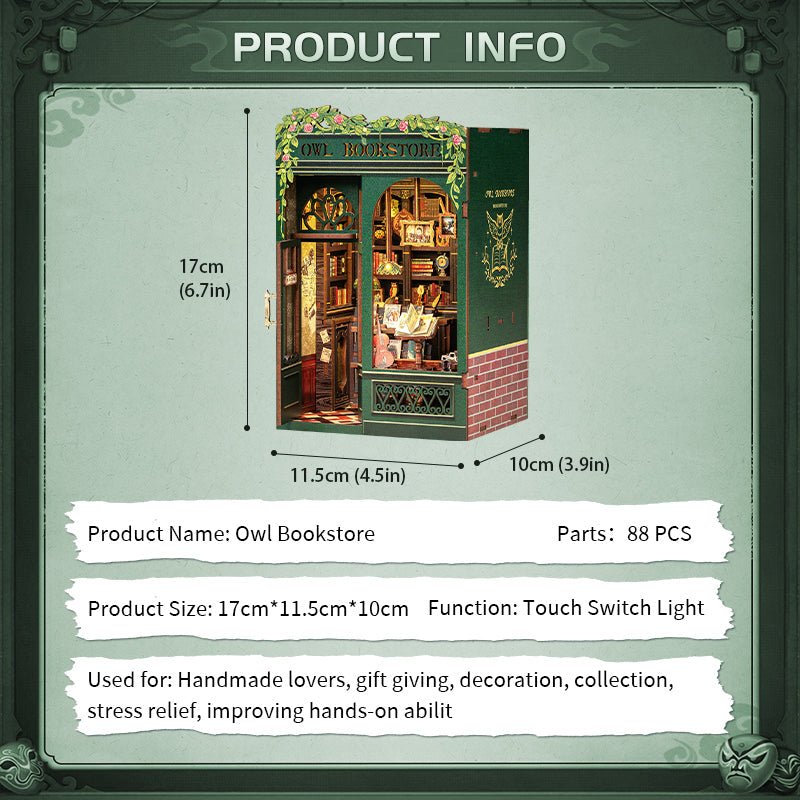 Bagoly Könyvesbolt CuteBee 139 darabos kirakó puzzle (CB - SD02B) - puzzlegarden