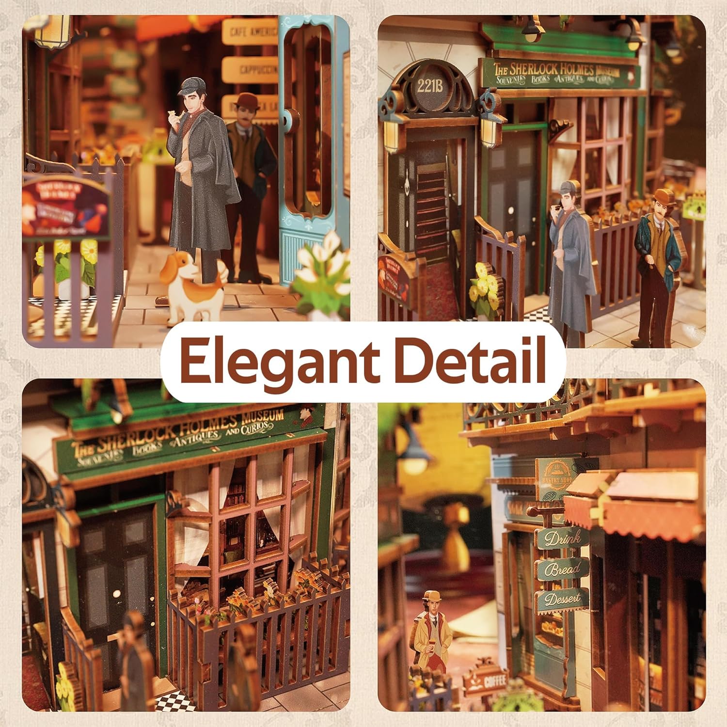 Baker Street Könyvkuckó Tonecheer 141 darabos kirakó puzzle (TC - TQ108) - puzzlegarden