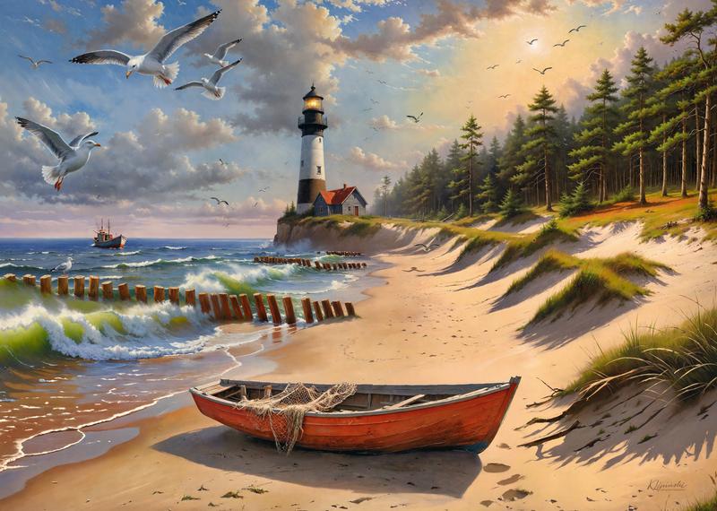 Balti - tenger partvidéke Cherry Pazzi 1000 darabos kirakó puzzle (CP - 30998) - puzzlegarden