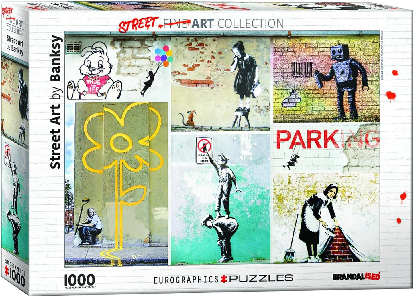 Banksy - Street Art EuroGraphics 1000 darabos kirakó puzzle (EUR - 6000 - 5765) - puzzlegarden