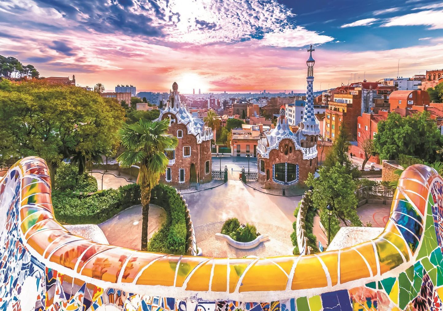 Barcelona, Spanyolország Trefl 1000 darabos kirakó puzzle (TR - 10711) - puzzlegarden