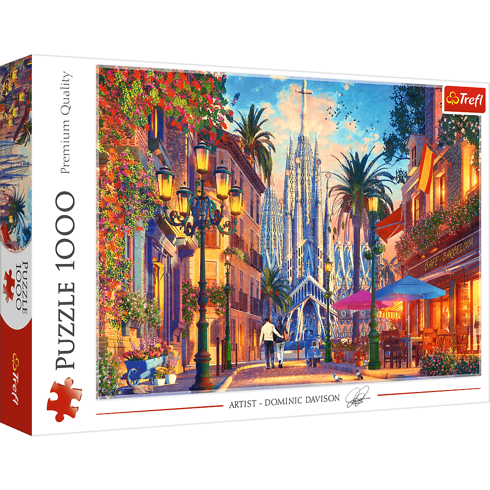 Barcelona, Spanyolország Trefl 1000 darabos kirakó puzzle (TR - 10793) - puzzlegarden