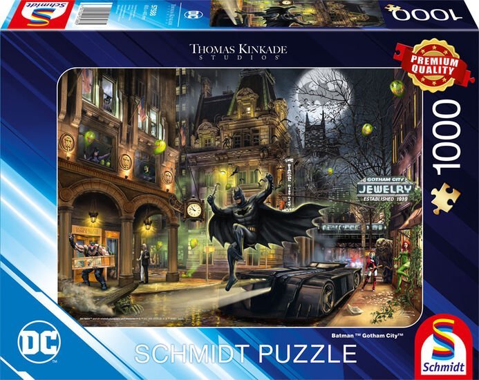 Batman, Gotham City Schmidt Spiele 1000 darabos kirakó puzzle (SCH - 57588) - puzzlegarden