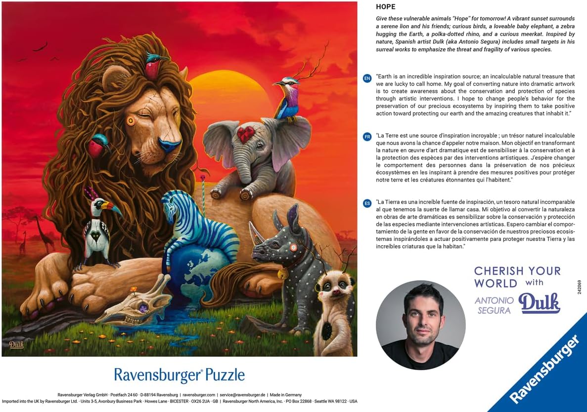 Becsüld meg a világod – Remény Ravensburger 500 darabos kirakó puzzle (RA - 12001470) - puzzlegarden