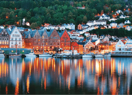 Bergen, Norvégia Ravensburger 1000 darabos kirakó puzzle (RA - 12000669) - puzzlegarden