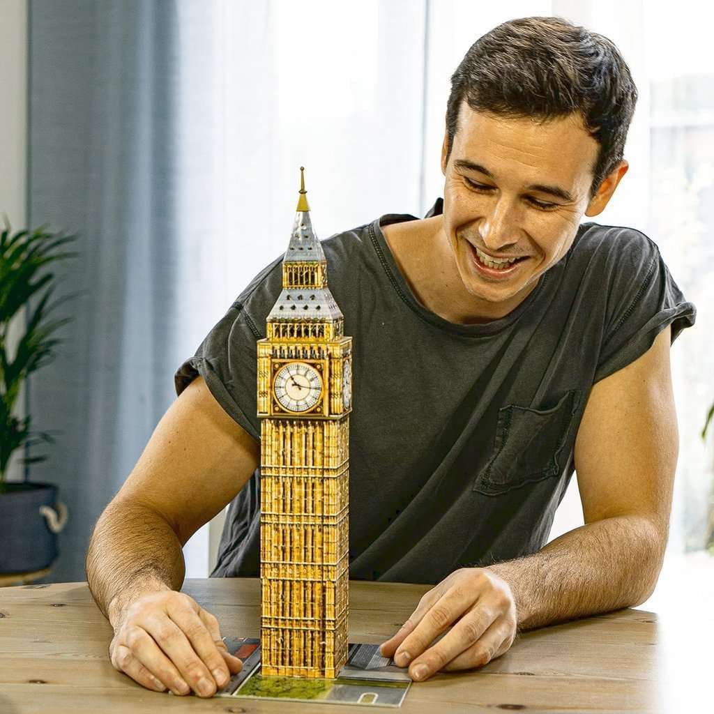 Big Ben - London - 3D Night Edition Ravensburger 226 darabos kirakó puzzle (RA - 12588) - puzzlegarden