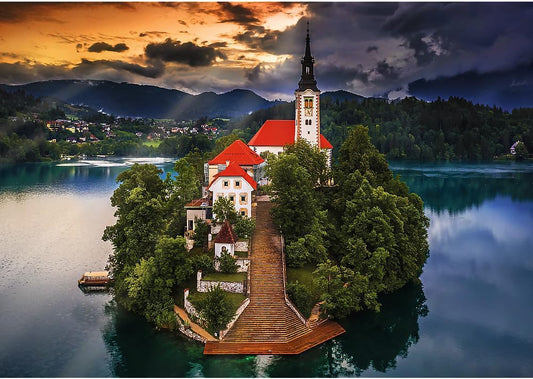 Bledi - tó, Szlovénia Trefl 1000 darabos kirakó puzzle (TR - 10797) - puzzlegarden