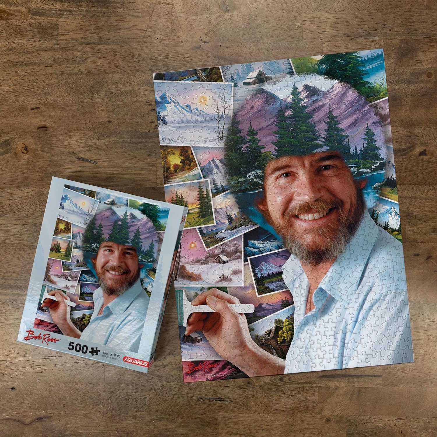 Bob Ross Aquarius 500 darabos kirakó puzzle (AQ - 62380) - puzzlegarden
