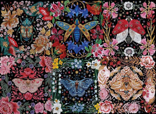 Bogarak virágba borulva Gibsons 1000 darabos kirakó puzzle (G - G6625) - puzzlegarden