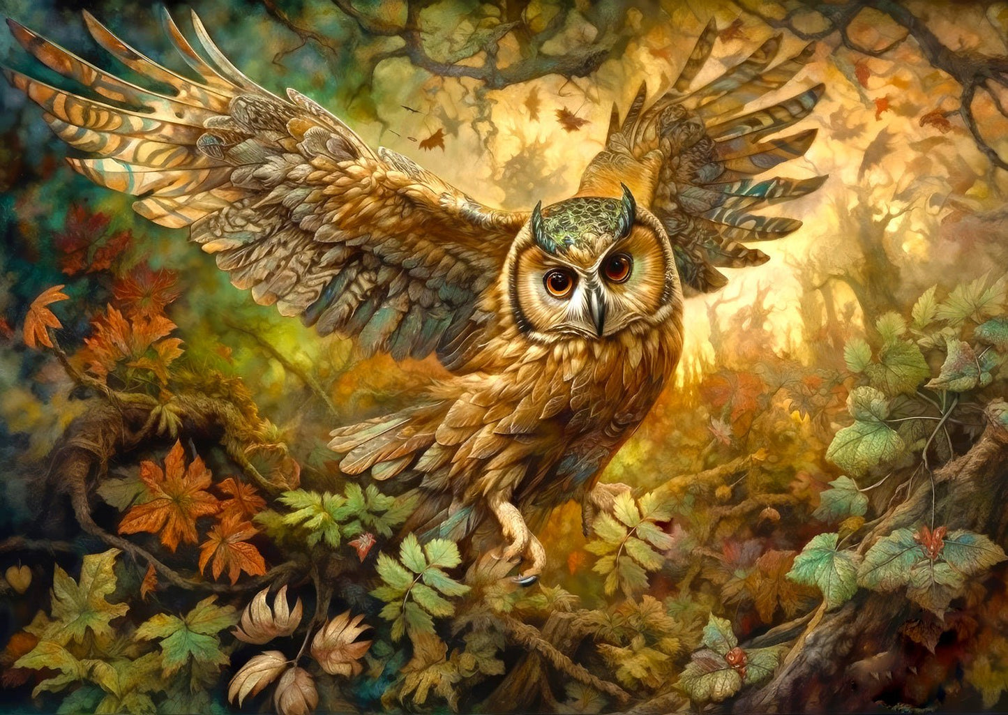 Bölcs Bagoly Enjoy 1000 darabos kirakó puzzle (EN - 2181) - puzzlegarden
