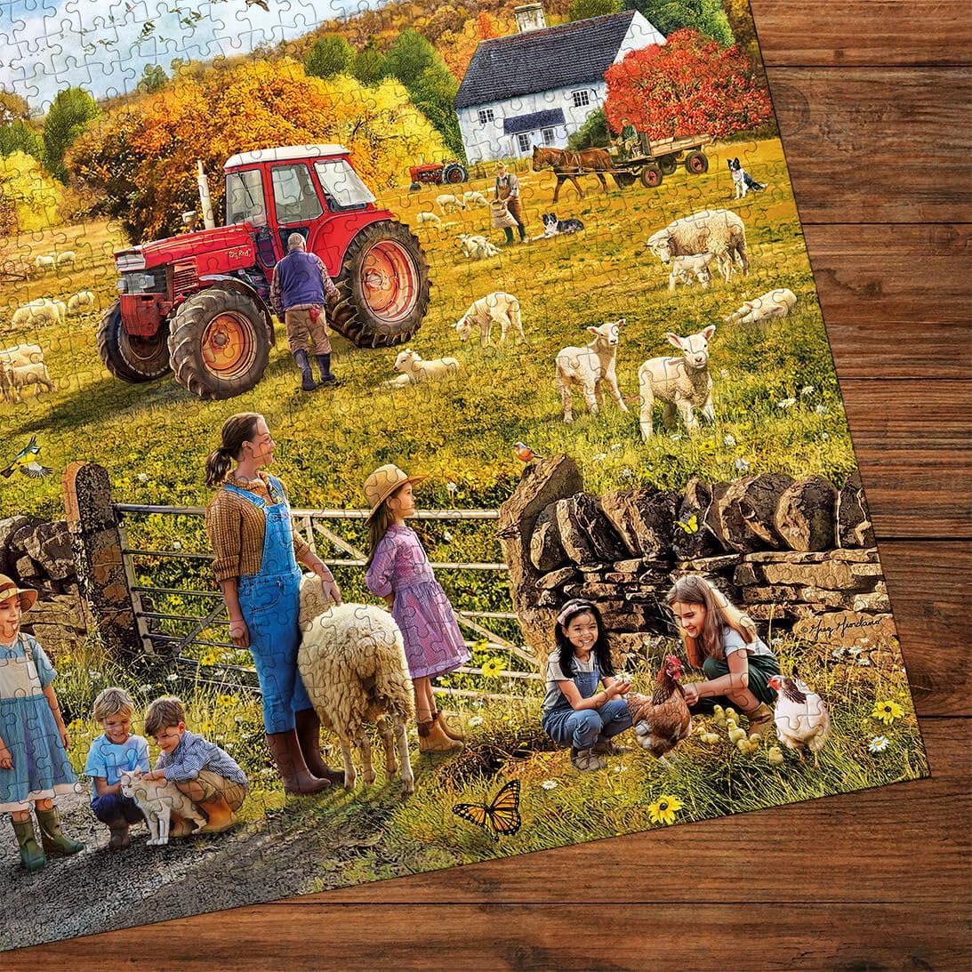 Boldog aratás Gibsons 1000 darabos kirakó puzzle (G - G6447) - puzzlegarden