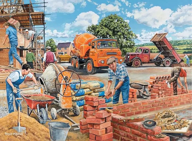 Boldog idők No. 6 – Dolgos hétköznapok emlékei - 4x500 Ravensburger 500 darabos kirakó puzzle (RA - 17490 4005556174904) - puzzlegarden