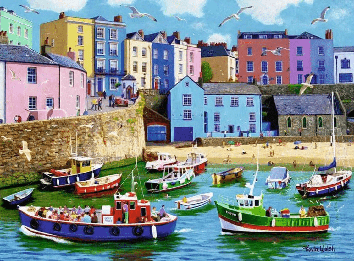 Boldog idők No. 8 – Vakáció - 4x500 Ravensburger 500 darabos kirakó puzzle (RA - 12001527) - puzzlegarden