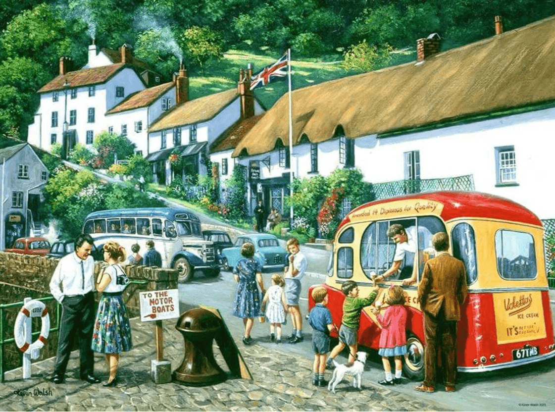 Boldog idők No. 8 – Vakáció - 4x500 Ravensburger 500 darabos kirakó puzzle (RA - 12001527) - puzzlegarden