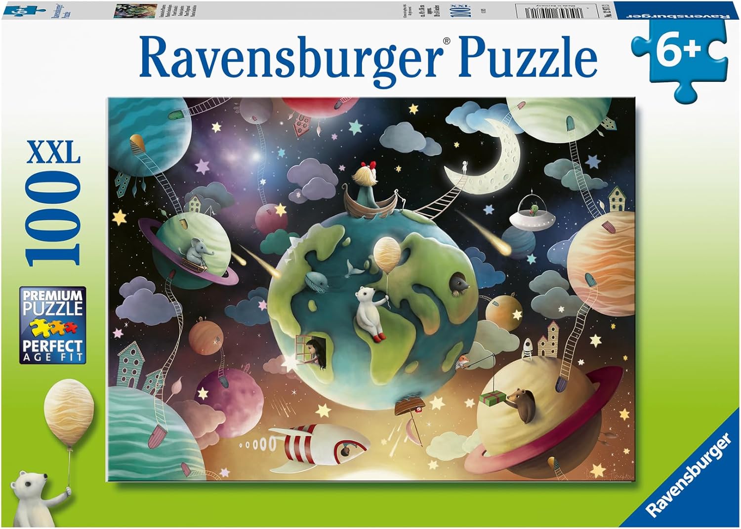 Bolygó Játszótér Ravensburger 100 darabos kirakó puzzle (RA - 12971) - puzzlegarden