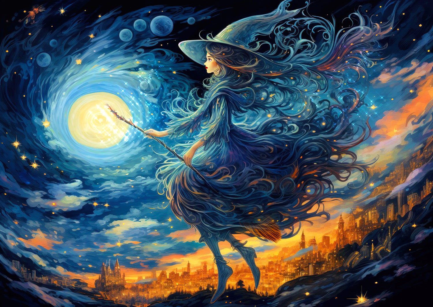 Boszi az Éjszakában Enjoy 1000 darabos kirakó puzzle (EN - 2195) - puzzlegarden