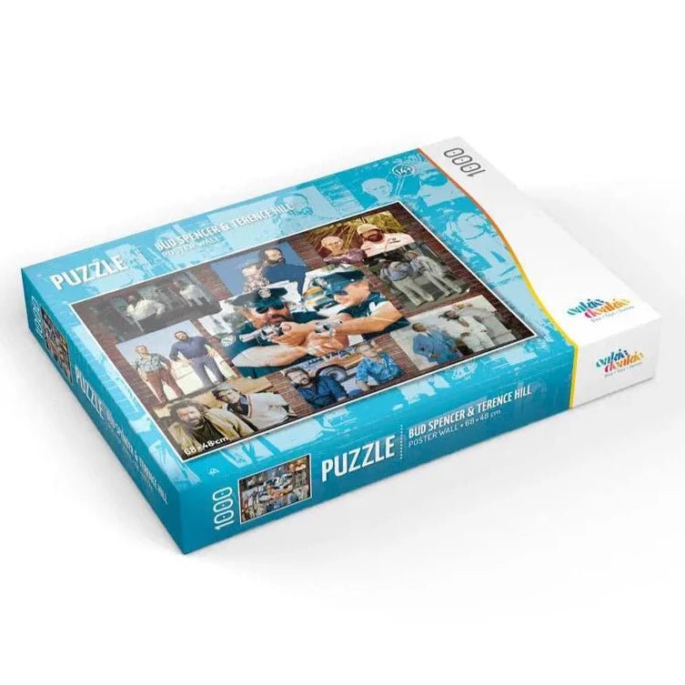 Bud Spencer & Terence Hill - Filmek Kollázs Oakie Doakie Games 1000 darabos kirakó puzzle (ODG - 010004) - puzzlegarden