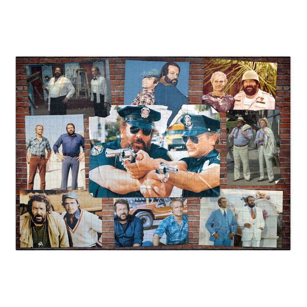 Bud Spencer & Terence Hill - Filmek Kollázs Oakie Doakie Games 1000 darabos kirakó puzzle (ODG - 010004) - puzzlegarden