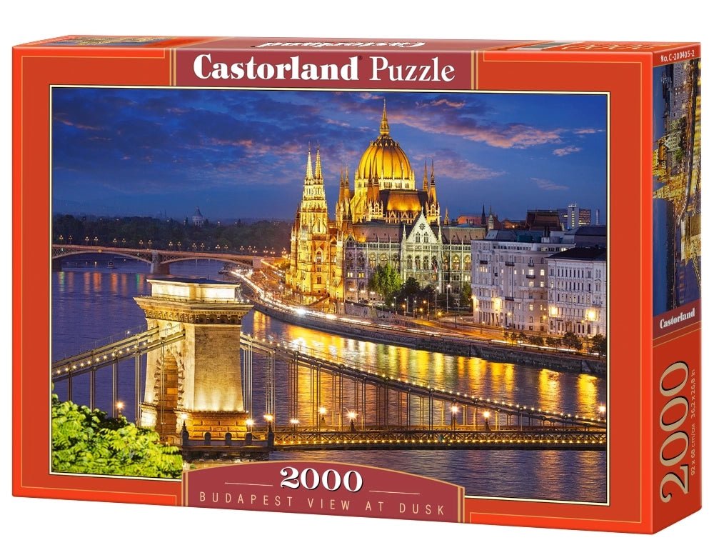 Budapest alkonyatkor Castorland 2000 darabos kirakó puzzle (C - 200405) - puzzlegarden