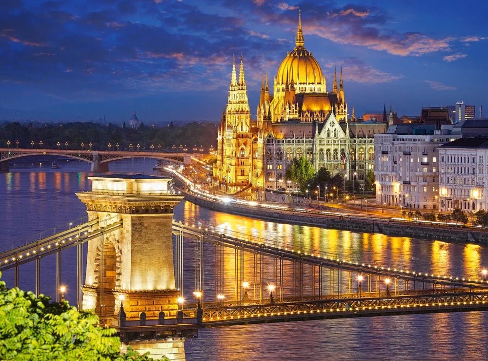 Budapest alkonyatkor Castorland 2000 darabos kirakó puzzle (C - 200405) - puzzlegarden